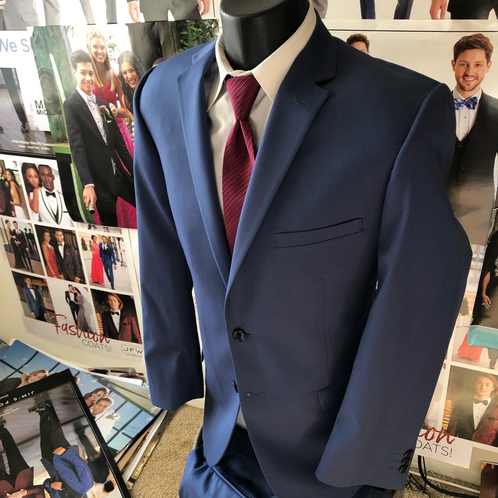 European slim fit Two Piece Suit